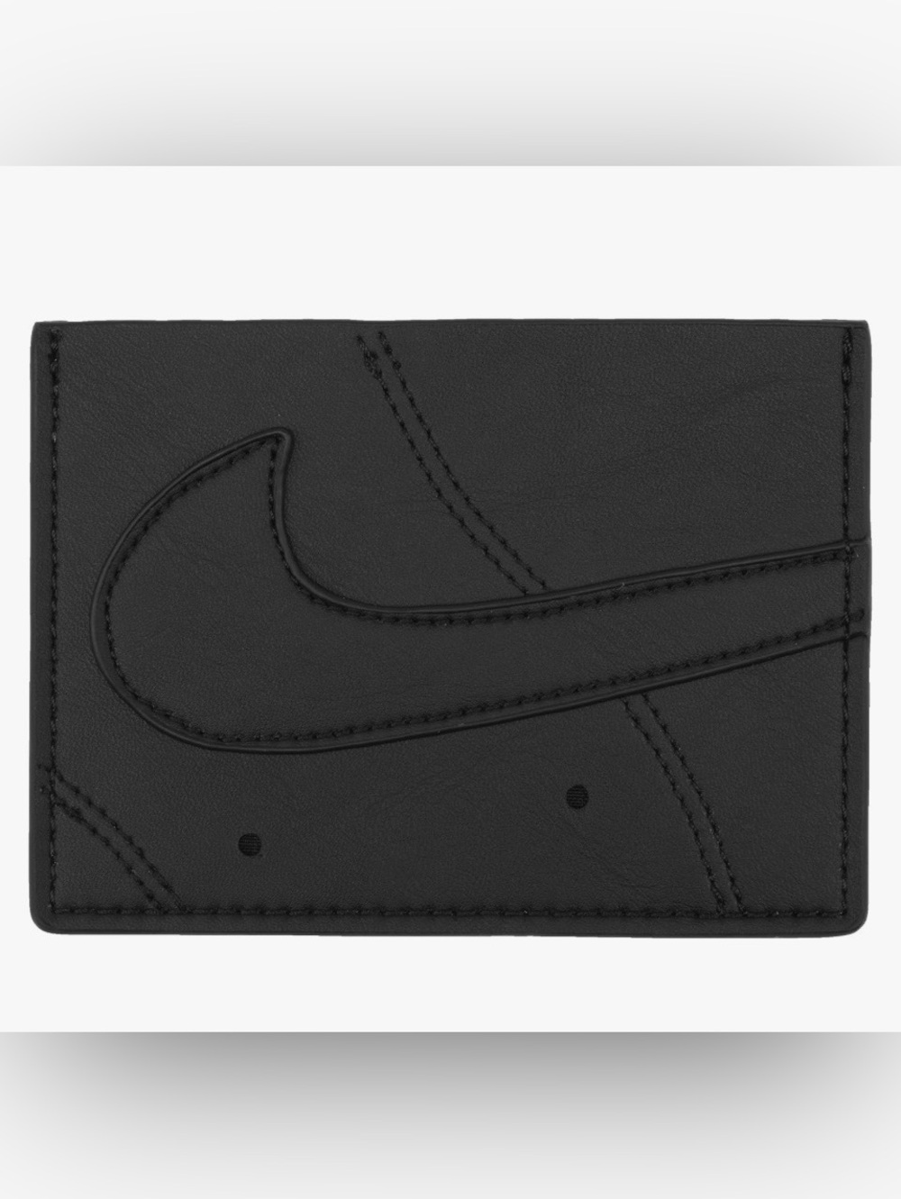 Nike Black Air Force 1 Card Wallet